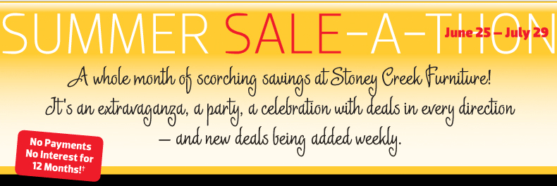 Stoney Creek Furniture Sale