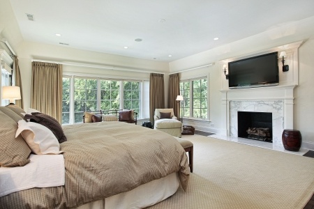 bedroom fireplace