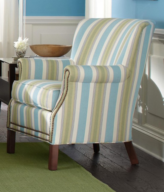 Craftmaster Striped Chair
