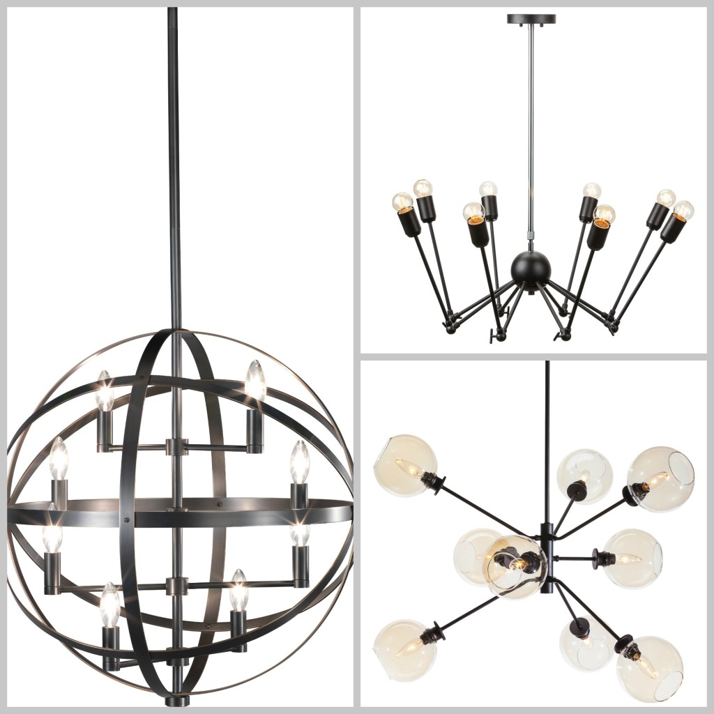 Lighting options available at Stoney Creek Furniture