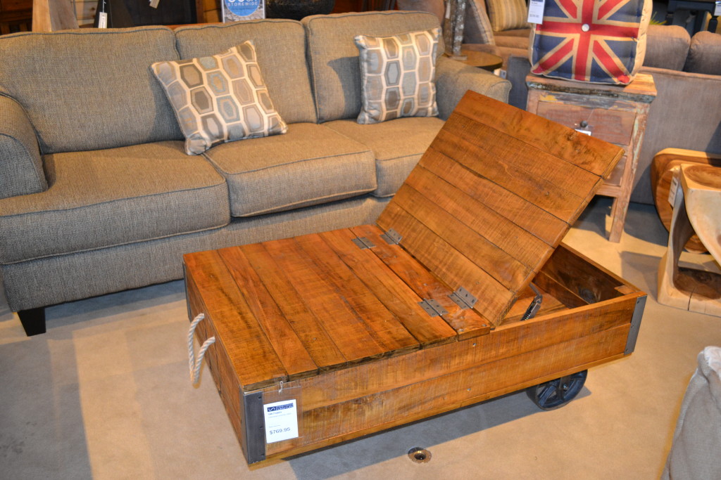 Rustic coffee table available at our Vaughan location