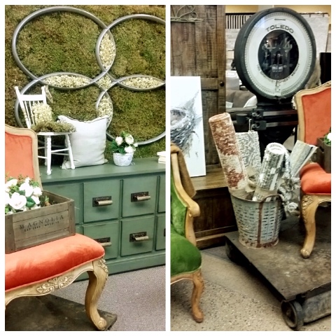 Farmhouse inspired display at our Stoney Creek location